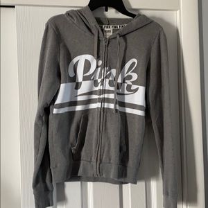 Pink/Victoria’s secret Zip Up Hoodie